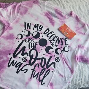 George Pink and White Tie-Dye Tee